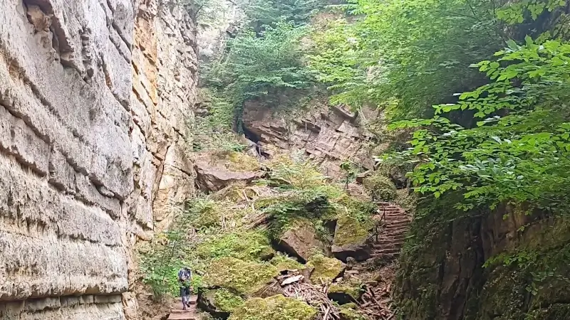 FOTO: Wandelroute E4 in het Mullerthal